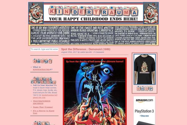 Catch Flames theme site design template sample