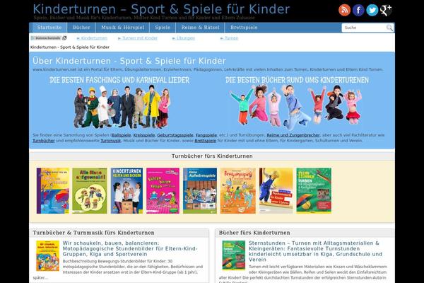 kinderturnen.net site used Kinderturnen