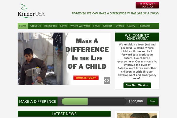 Site using Easy-wordpress-donations plugin