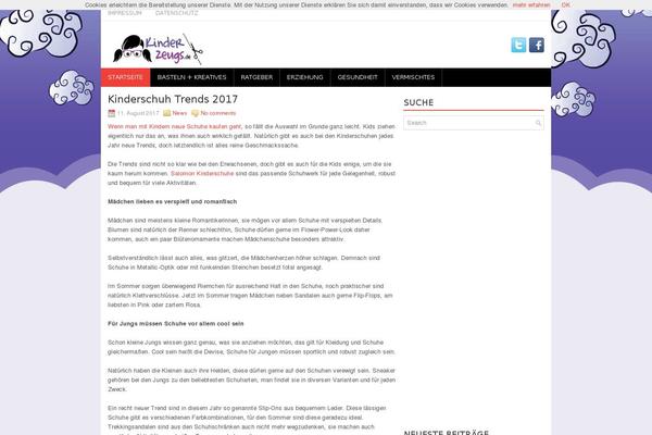 kinderzeugs.de site used Envo Magazine Boxed