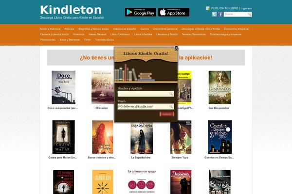 kindleton.com site used Superads