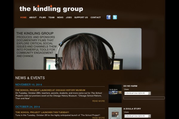 Salient Child theme site design template sample