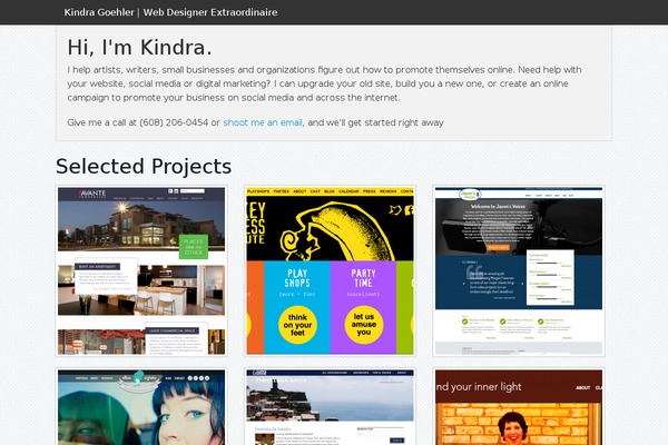 kindragoehler.com site used Customfoundation