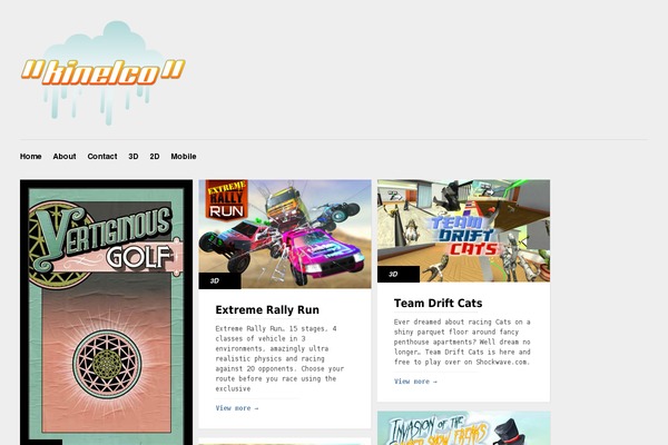 Gridly theme site design template sample