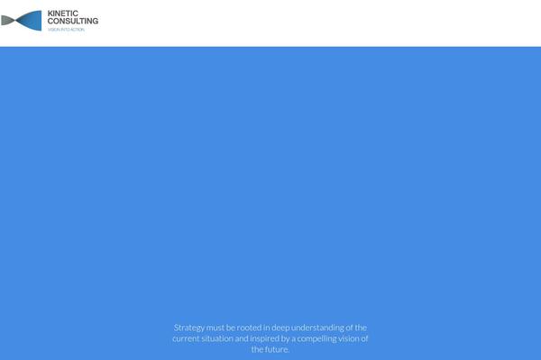 Kinetic theme site design template sample