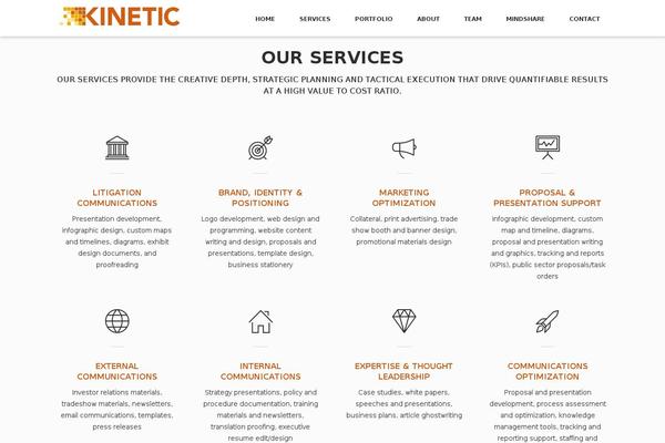Frost theme site design template sample