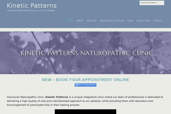 Kinetic theme site design template sample