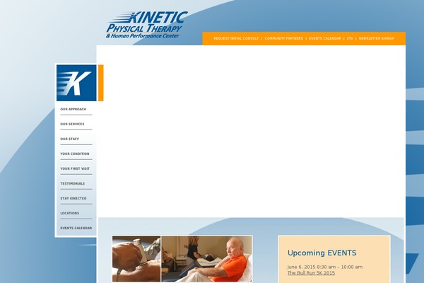 Kinetic theme site design template sample