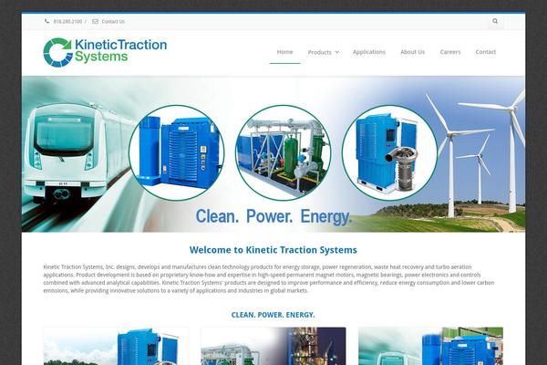 Envision Child theme site design template sample