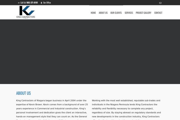 Highend theme site design template sample