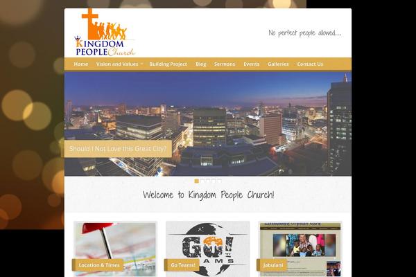 Risen theme site design template sample