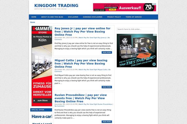 Gosense theme site design template sample