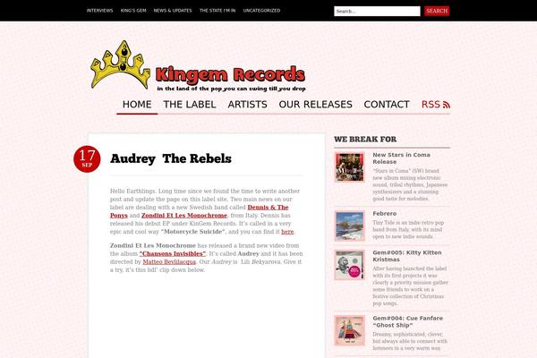 Bueno theme site design template sample