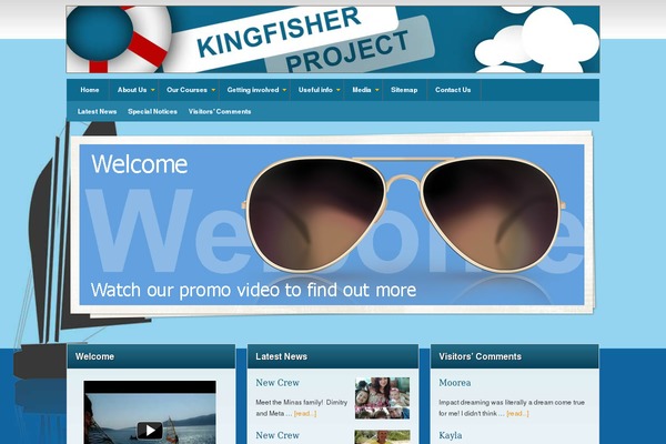 kingfisherproject.org site used Kingfisherproject
