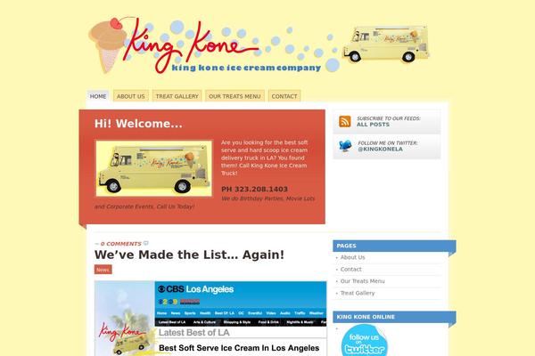 Mainstream theme site design template sample