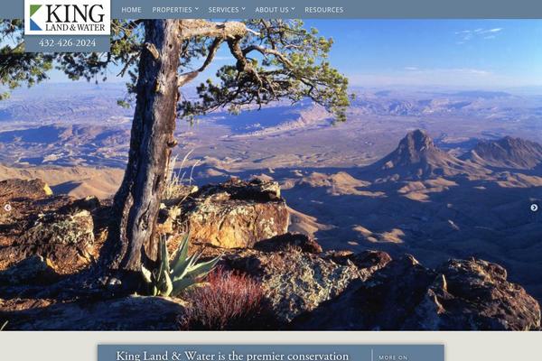 King theme site design template sample