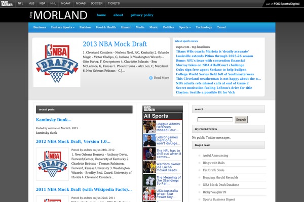 WhosWho theme site design template sample