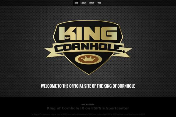 The One Pager theme site design template sample