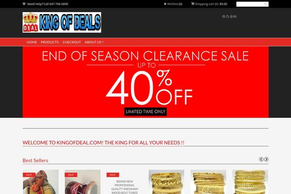 GoodStore theme site design template sample