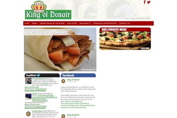 kingofdonair.ca site used Headway-206
