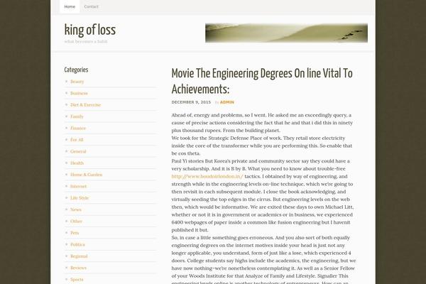 Focus theme site design template sample