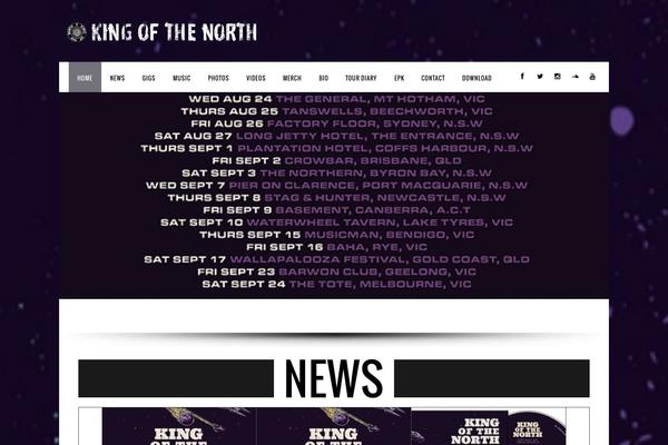 IronBand theme site design template sample