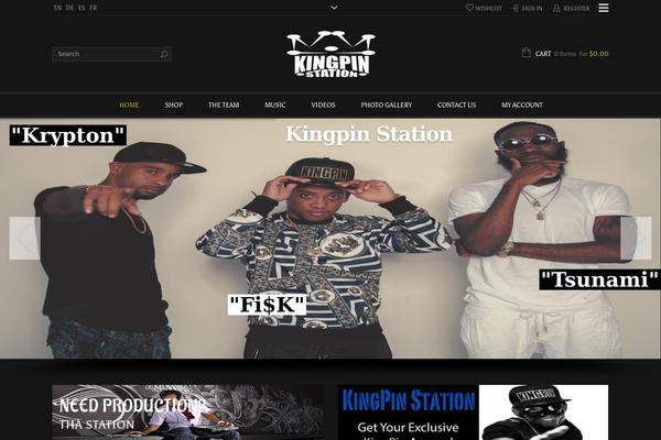 Legenda theme site design template sample