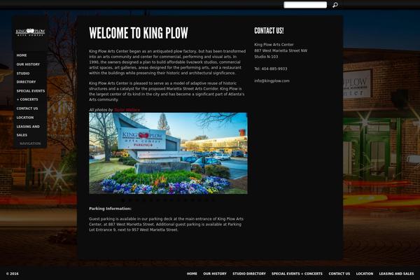 Sideways theme site design template sample