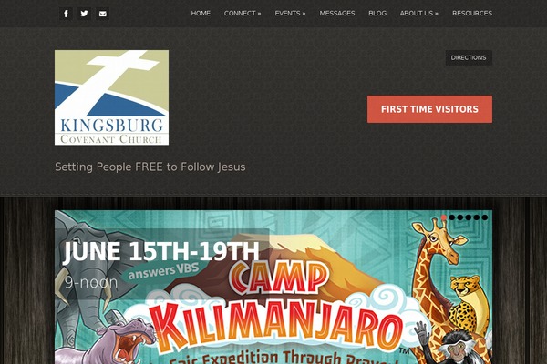 Blessing theme site design template sample
