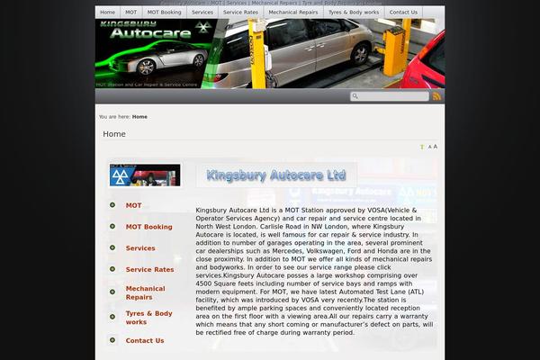 iCandy theme site design template sample