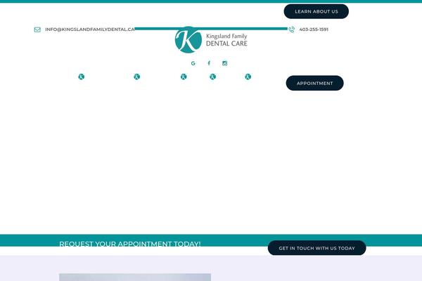 Dermatology-clinic theme site design template sample