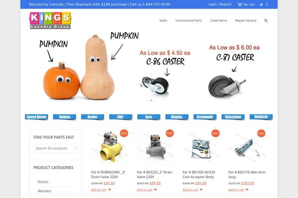 The7 theme site design template sample