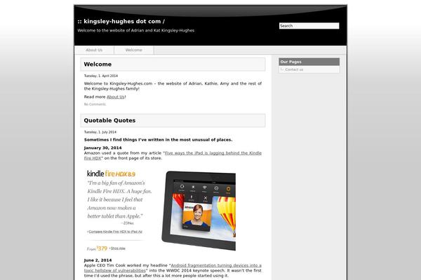 kingsley-hughes.com site used cbOne