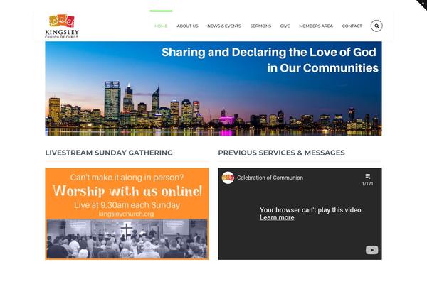 Church-suite theme site design template sample