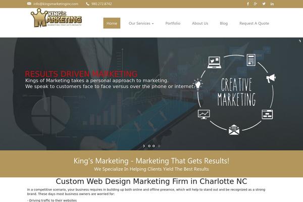 kingsmarketinginc.com site used Kings