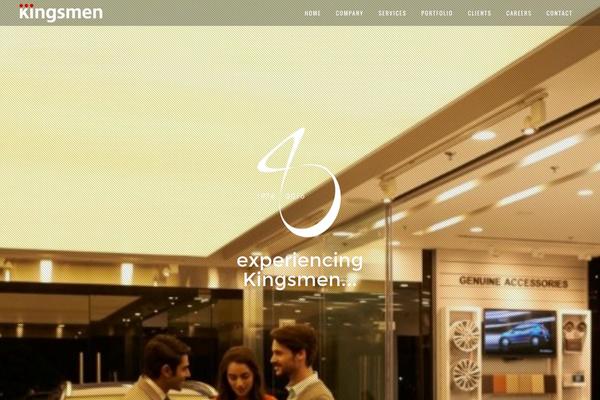 King theme site design template sample