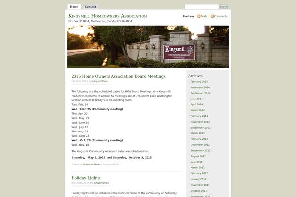 Misty Look theme site design template sample