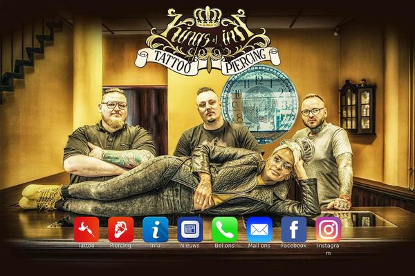 Tattoopro theme site design template sample