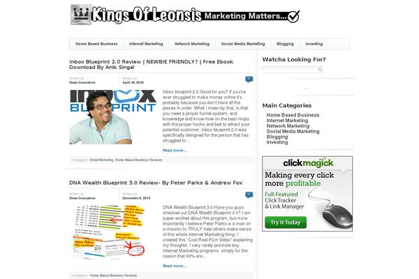News Leak theme site design template sample