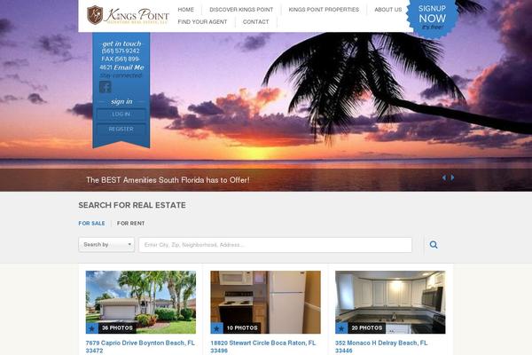 Site using Real Estate Website Builder plugin
