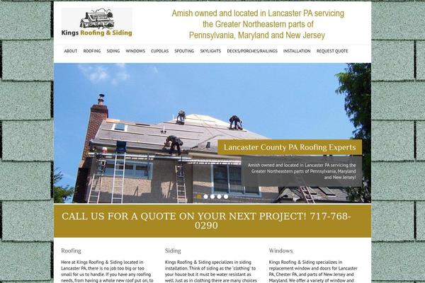 kingsroofingandsiding.com site used Kings