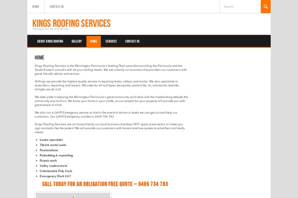 Koenda theme site design template sample
