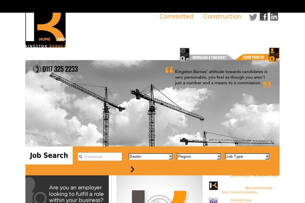 Site using Digicution Simple Twitter Feed plugin