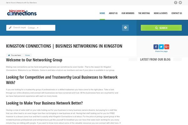 Directory2 theme site design template sample