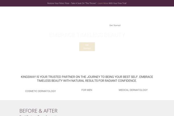 Site using Divi-builder plugin