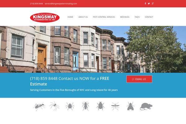 kingswayexterminating.com site used Eclipse-wp