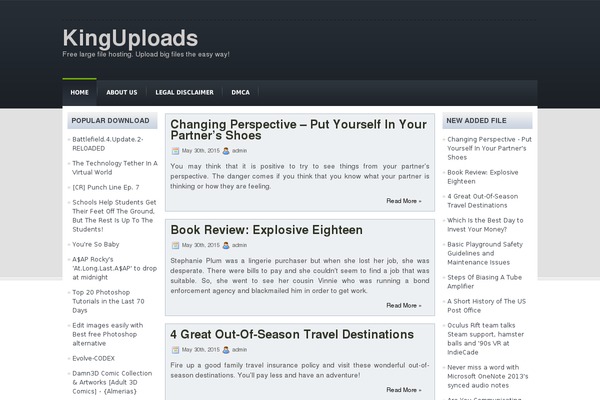 kinguploads.info site used Etickets