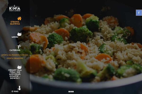 kiniacatering.pl site used Cuisinier