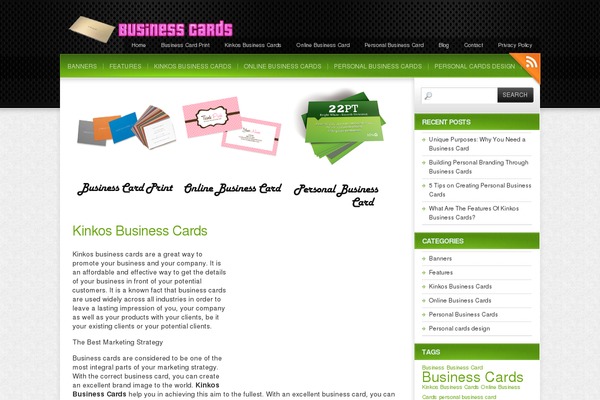 Colorbold theme site design template sample