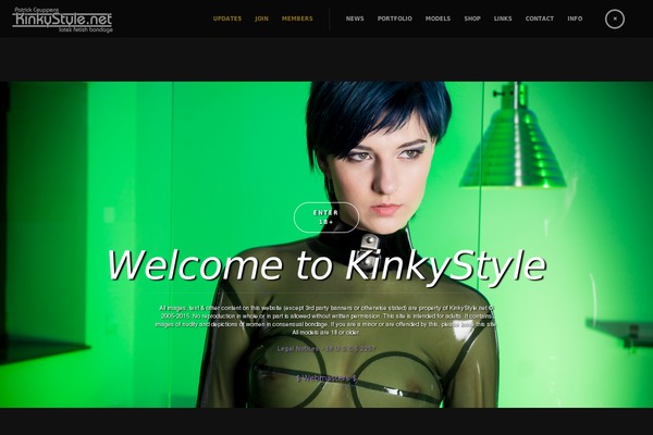 Darkroom theme site design template sample